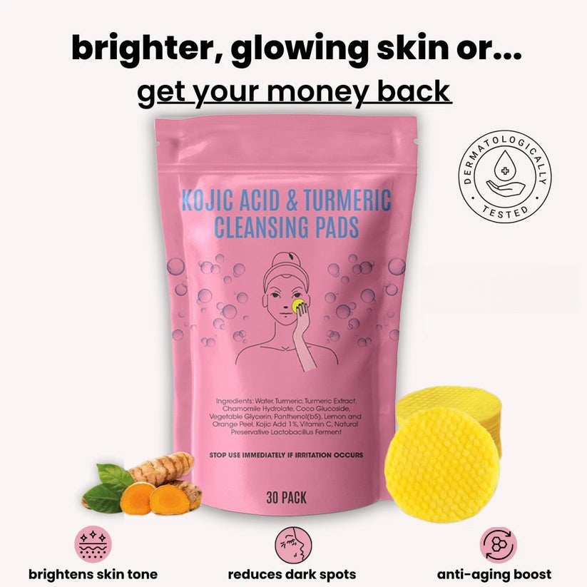 Kojic Acid Turmeric Cleansing Pads