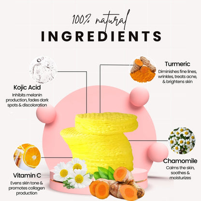 Kojic Acid Turmeric Cleansing Pads